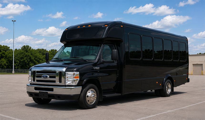 20-passenger minibus available for charter in West Memphis, AR